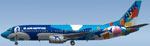 Screenshot of Air Nippon Dolphin Boeing 737-400.