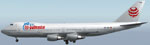 Screenshot of Air Pullmantur Boeing 747-200 in the air.