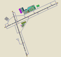 Overview of Belfast/Aldergrove (EGAA) Airport.