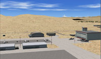 Screenshot of Area 51 scenery.