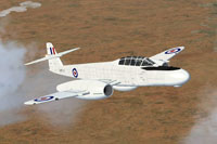 Screenshot of Australian Meteor NF11 in flight.