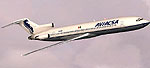 Screenshot of Aviacsa Boeing 727-200 XA-SJE in flight.
