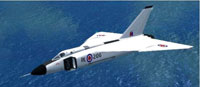 Screenshot of Avro Canada CV-105 in flight.