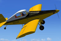 Screenshot of Ayres Turbo Thrush in flight.