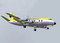 Screenshot of BA Viscount 806 G-AOYO in flight.