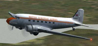 Screenshot of BEA Douglas DC-3 in flight.