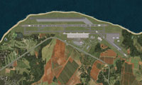 Overview of Barking Sands Airport.