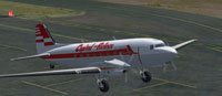 Screenshot of Basler BT-67 'Capital Airlines' taking off.