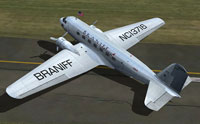 Screenshot of Braniff Airways Douglas DC-2 on the ground.