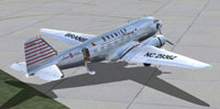 Screenshot of Braniff Douglas DC-3 on the ground.