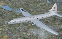 Screenshot of Bristol Brabazon 1 in flight.