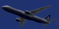 Screenshot of Britannia Airways Boeing 767-304ER with corrected textures.