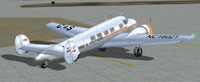 Screenshot of C&S Lockheed Electra L10A on the ground.