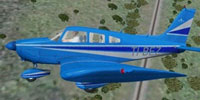 Screenshot of CPEA Flight School Piper Archer TI-BEZ in flight.