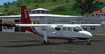 Screenshot of Carib Aviation Britten Norman BN2 on the ground.