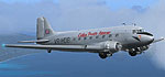 Screenshot of Cathay Pacific DC-3 in flight.