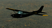 Screenshot of Cessna Skylane II RG R182 in flight.