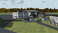 Charlestown Naval Aux. Station scenery in FSX.