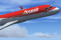 Screenshot of "OceanAir" Comac ARJ-21 in flight.