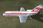 Screenshot of Czechoslovakia Airlines Yak-40 on the ground.