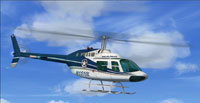 Screenshot of Dallas Police Department Bell 206B in flight.
