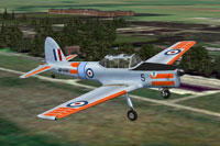 Screenshot of De Havilland Chipmunk WP896 in flight.