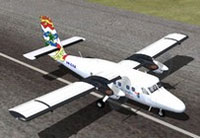 Screenshot of DeHavilland DHC6-300 on runway.