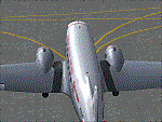 Screenshot of Default DC-3 taxiing to runway.