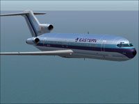 Screenshot of EAL Boeing 727-100 in flight.