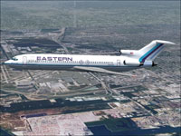 Screenshot of EAL Boeing 727-100 "Wings Of Man" in flight.