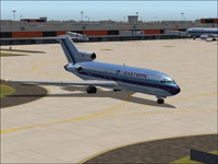 Screenshot of EAL Boeing 727-100 on the ground.