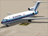 Screenshot of EAL Boeing 727-100QC on the ground.