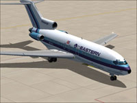 Screenshot of EAL Boeing 727-100QC on the ground.