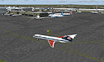 Screenshot of Newcastle International (EGNT) scenery.