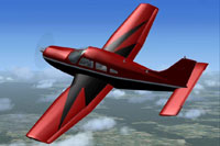 Screenshot of East Cooper KLRO Piper in flight.