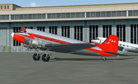 Screenshot of FAA Douglas DC-3/C-47 on the ground.