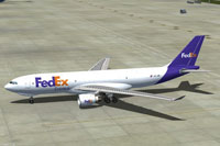 Screenshot of Fedex Airbus A330-200F PW on the ground.