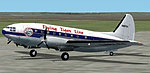 Screenshot of Flying Tiger Line C-46 Commando on the ground.