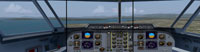 Screenshot of Fokker 50 Triple Display Panel.