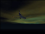 Screenshot of Gemeni Air Cargo McDonnell Douglas MD-11 in the air.