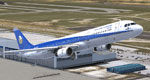 Screenshot of Hellenic Imperial Airbus A321-200 taking off.