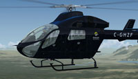 Screenshot of Horizon Helicopters MD902 C-GHZF in flight.