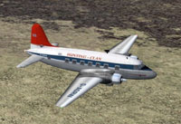 Screenshot of Hunting-Clan Air Transport Viking in flight.