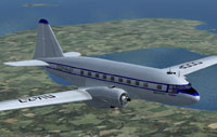 Screenshot of Ilyushin IL-12 in flight.