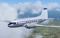 Screenshot of Ilyushin IL-14 in flight.