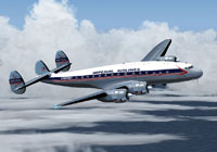 Screenshot of Imperial Airlines L-049 in the air.