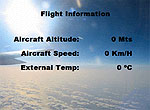 Snapshot of the Flight Information screen available to passengers.