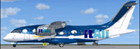 Screenshot of ItAli Airlines Dornier 328 on the ground.