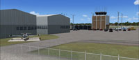 Screenshot of Jackson County Airport scenery.