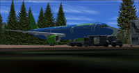 Screenshot of Journey Airbus A321 on the ground.